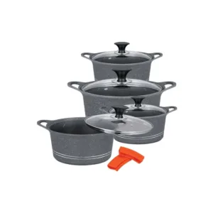Sonex Glory King cookware set – premium non-stick with royal design