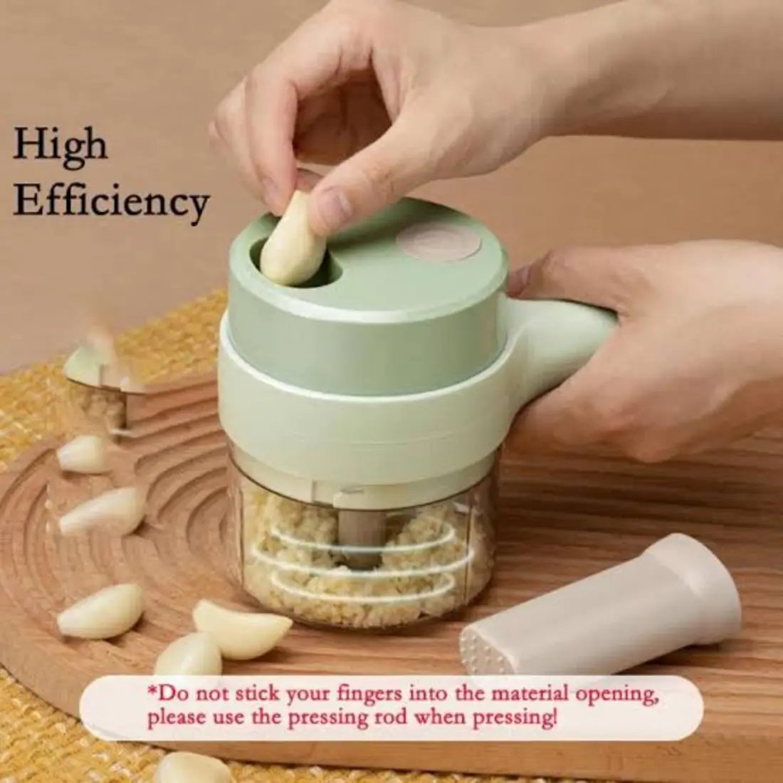 Rechargeable Electric Chopper & Salad Cutter