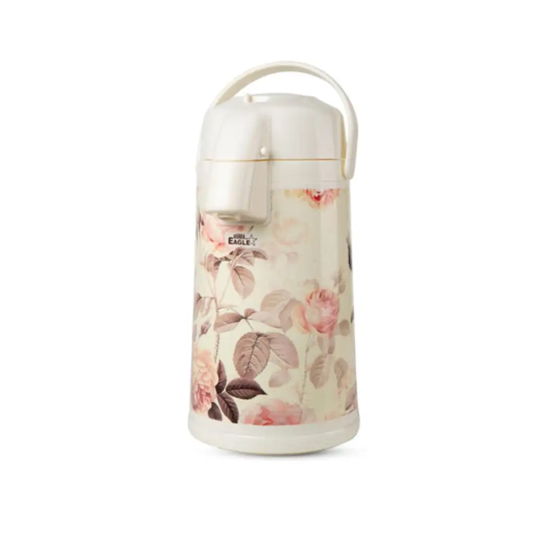 "Hot Wave 116 pump-action flask with insulated plastic body"