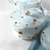 "Modern Montage dinner set with clean lines and soft colors"