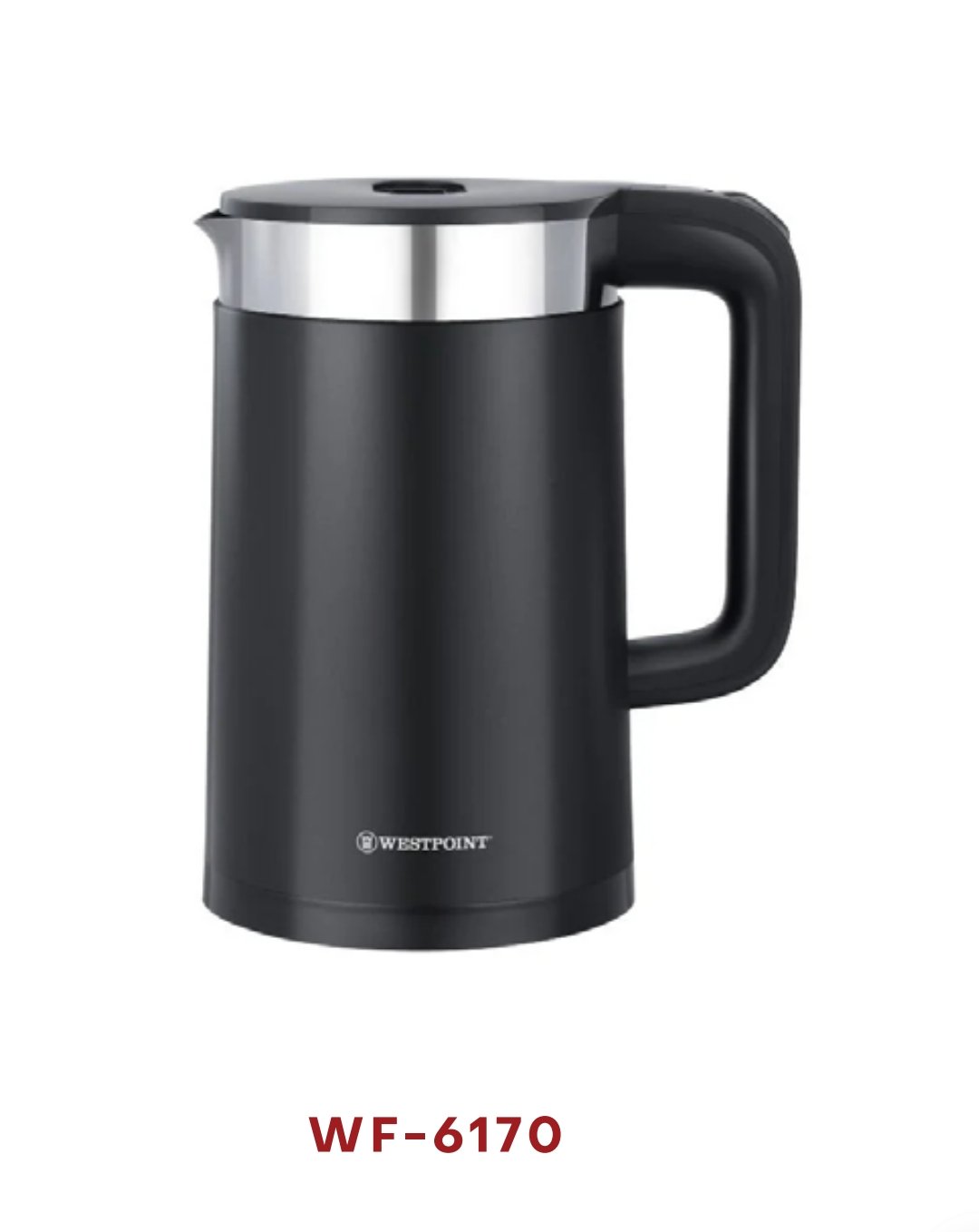"WF-6170 electric kettle with elegant stainless finish"