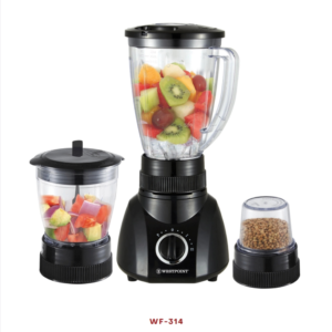 "Westpoint WF-367 blender grinder with stainless steel jar and jug"