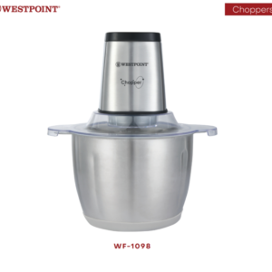 WF-1099 chopper with stainless steel bowl and safety lid"