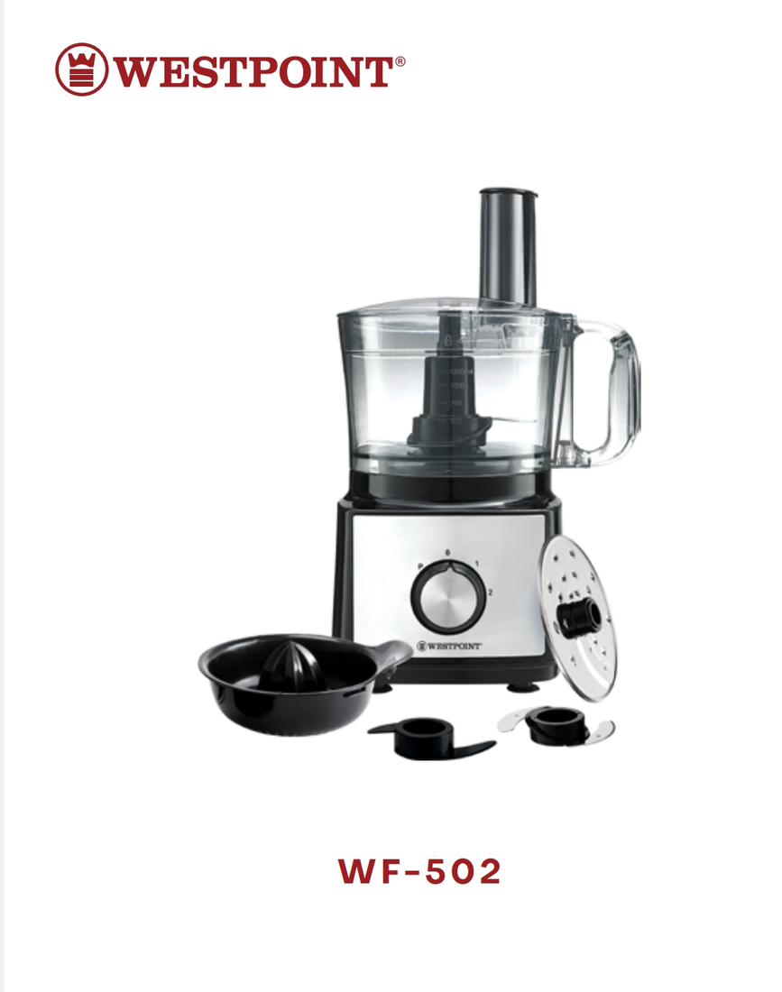 "Multifunction kitchen robot WF-502 for slicing and mixing"