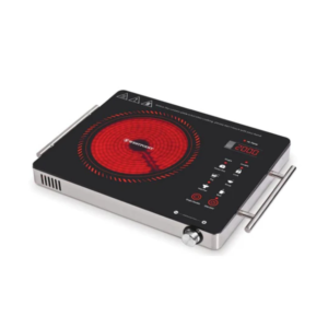 "WF-152 ceramic cooker with digital controls and stainless pot"