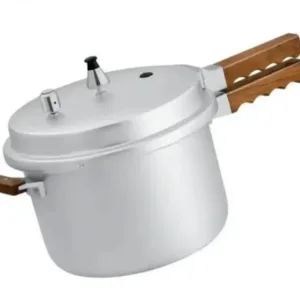 "Woodco heavy-duty aluminum pressure cooker – available in multiple sizes"