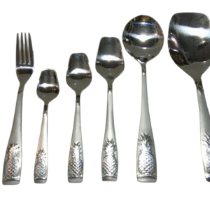 29 Piece Square Shape Stainless Steel Cutlery Set with Stand – 14G