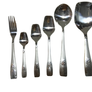 29 Piece Square Shape Stainless Steel Cutlery Set with Stand – 14G