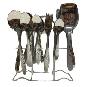 Stainless Steel Cutlery Set 29 Pieces with Stand | Premium Quality