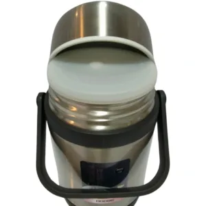 Stainless steel hot & cool lunch carrier with handle and extra inner bowl