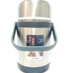 Stainless steel hot & cool lunch carrier with handle and extra inner bowl