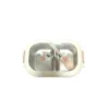 SmartLock hot & cool stainless steel 2 partition tiffin with acrylic cover, silicon seal, and spoon