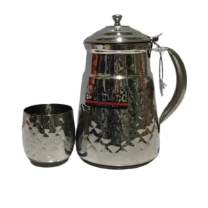 rose-stainless-steel-water-set-7pcs-naqshi-design