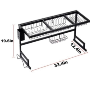 Over Sink Dish Rack – Bartan Storage & Drying Organizer